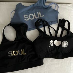 Bundle of 3 SoulCycle Lululemon sports bras